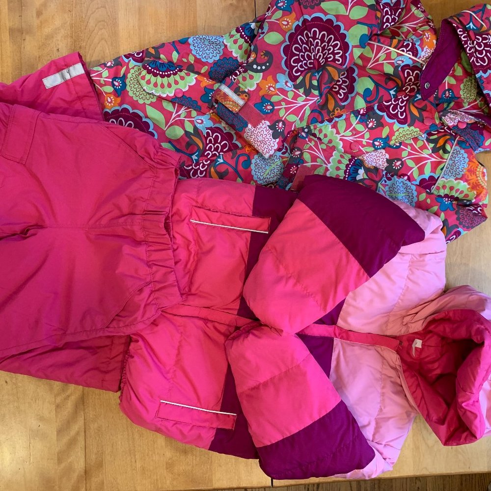 Hanna Andersson Puffer, Coat, Snow Pants, Hat